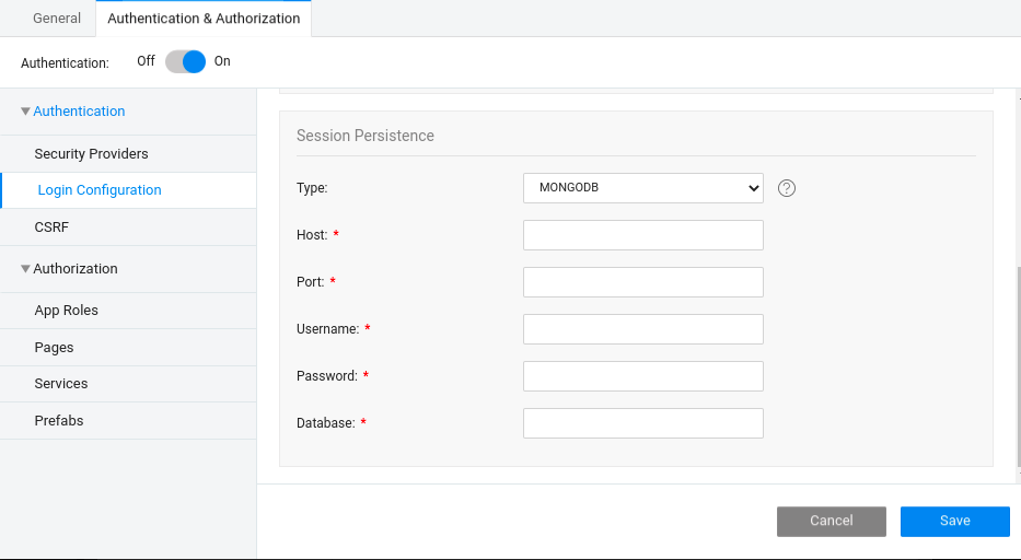 mongodb security configuration