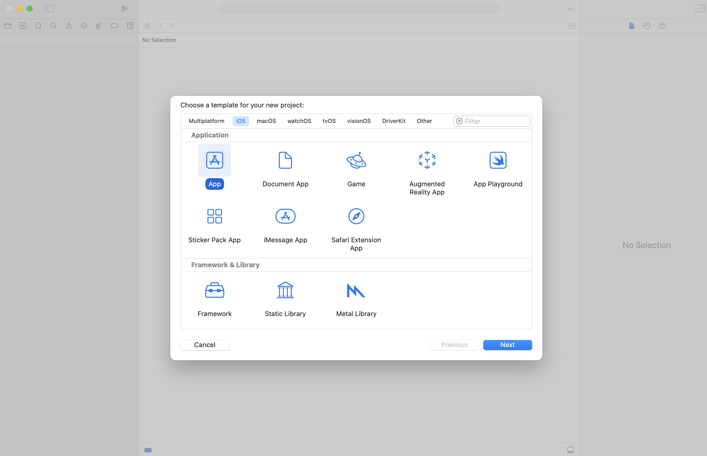 Create IOS Project