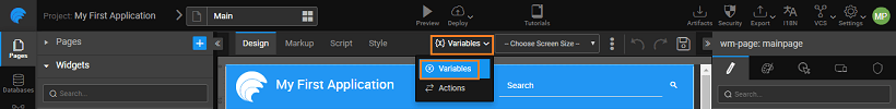 variable creation