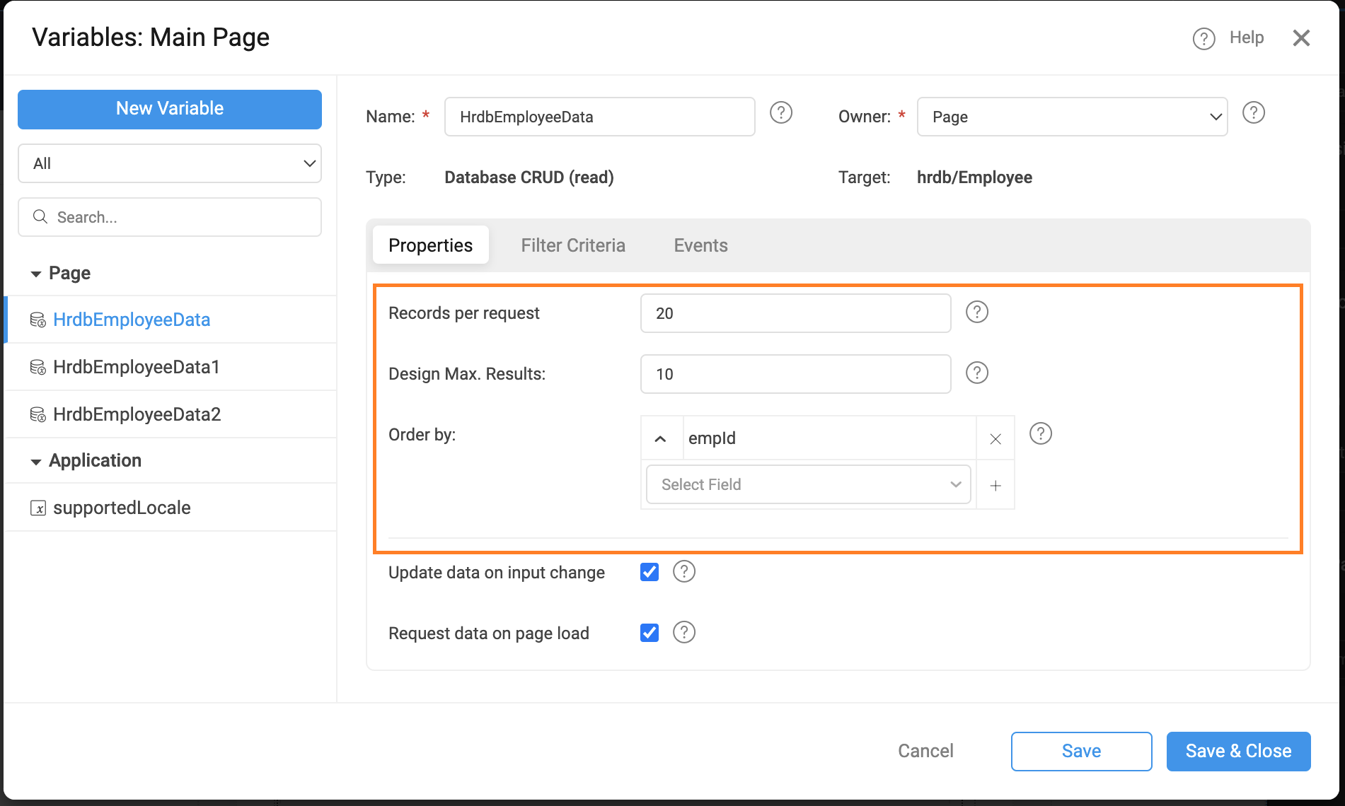 Tab Sections After Changes